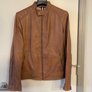 Cole Haan Genuine Leather Jacket, Small